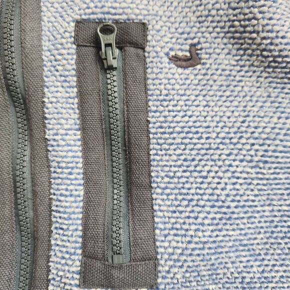 Southern Marsh Vest Mens Medium Sweater Alpaca Blue Fleece Cozy Outerwear Outdoo - Picture 5 of 6